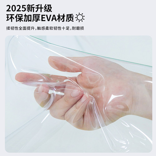 【新升级】加厚夏季保暖空调防风门帘透明挡风防冷气磁吸隔断帘 - 图0