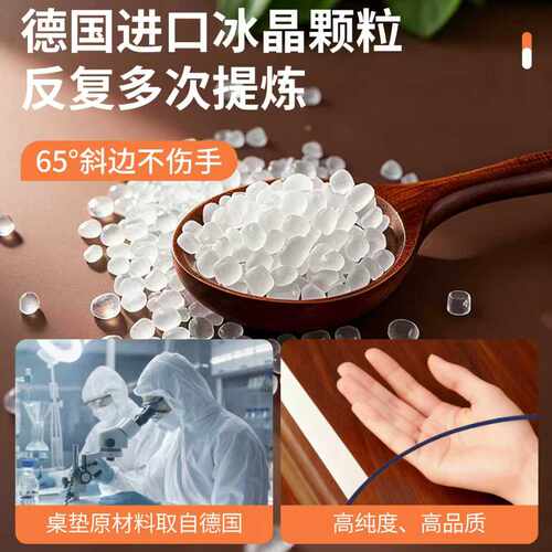 软玻璃pvc圆桌布桌面保护垫家用台布防水防油防烫透明圆形餐桌垫 - 图0