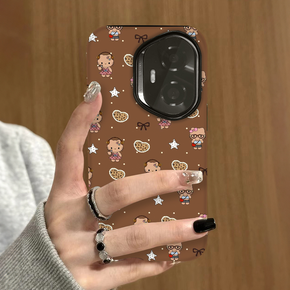 时尚kt猫适用荣耀400手机壳300pro新款200防摔100男90gt80女款70情侣x60x50i菲林x40gt保护gtpro套magic7pro6 - 图0