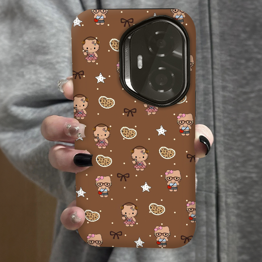 时尚kt猫适用荣耀400手机壳300pro新款200防摔100男90gt80女款70情侣x60x50i菲林x40gt保护gtpro套magic7pro6 - 图1