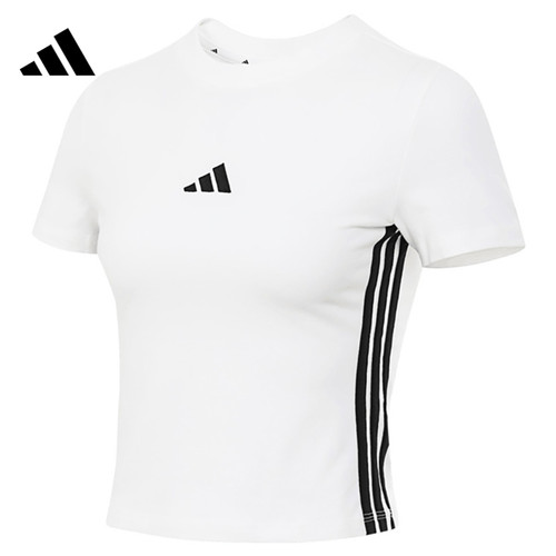 adidas阿迪达斯女子运动休闲短袖T恤JY8571 - 图3