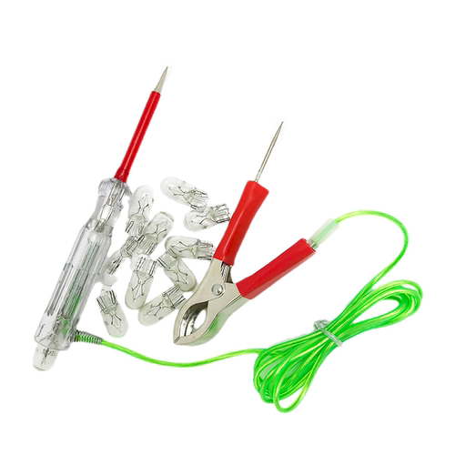 汽车试灯电笔12v24v通用线路检测验电多功能车用电工专用维修LED - 图1