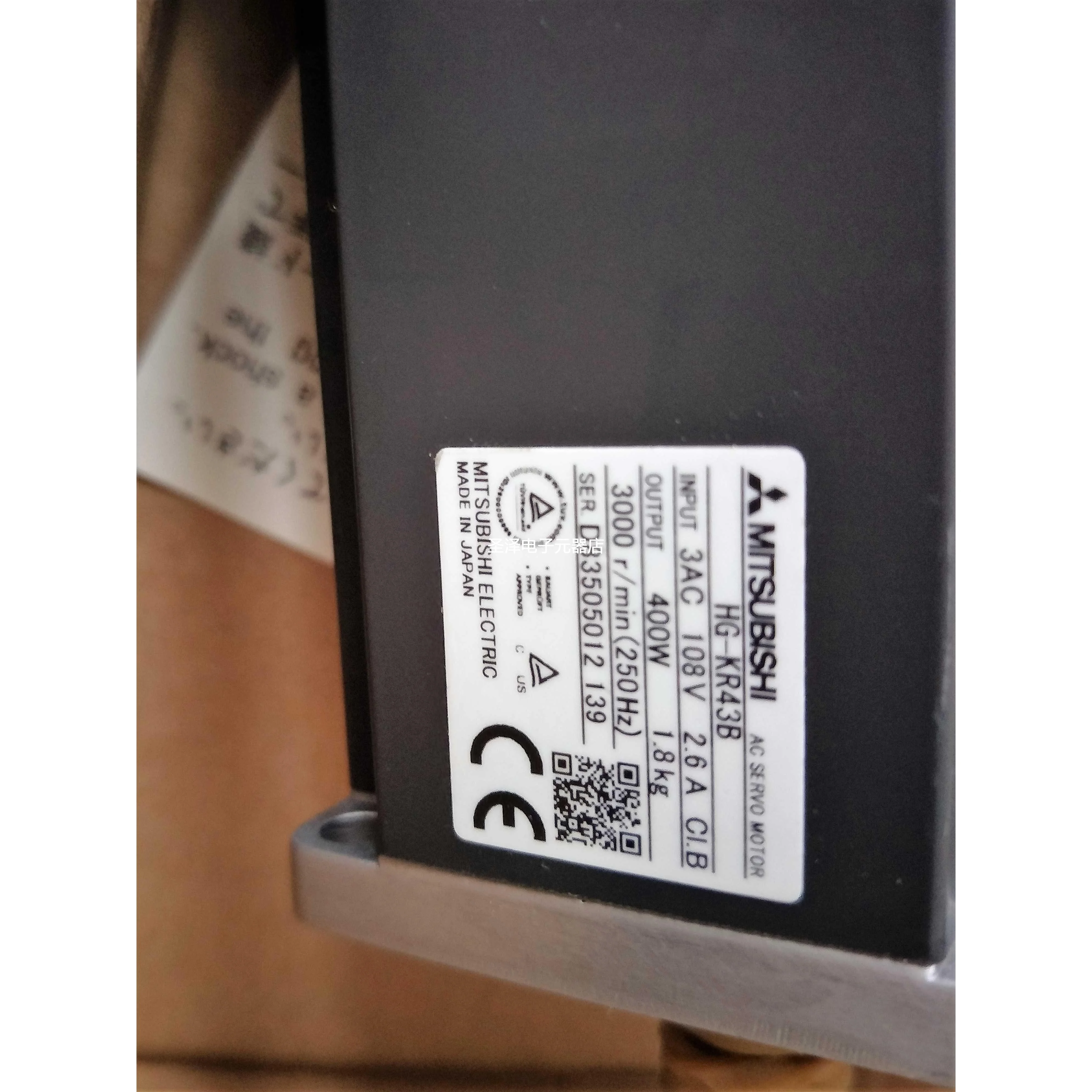 三菱伺服电机 HG-KR43B HG-KR43BJ HG-KN43B HG-KN43BJ-S100议价 - 图0