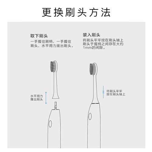 拜尔电动牙刷头原装通用替换刷头4支装适配i5系列非拜耳 - 图2