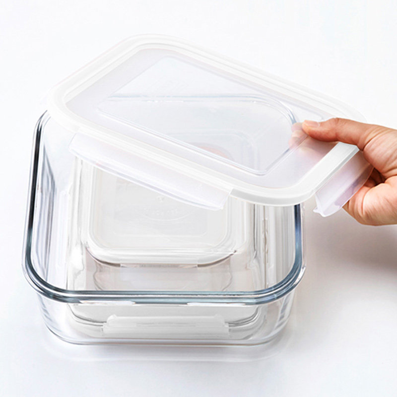 Glasslock韩国钢化玻璃密封冰箱收纳储物保鲜盒耐热便当盒多件套,淘宝优惠券,粉丝福利购,淘宝优惠卷
