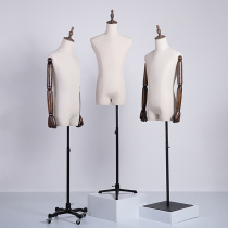 Model Props Mens Half Suit Clothes Shop Rack Show Mens Clothing Business People Desk Fake Windows Full-body Model Racks
