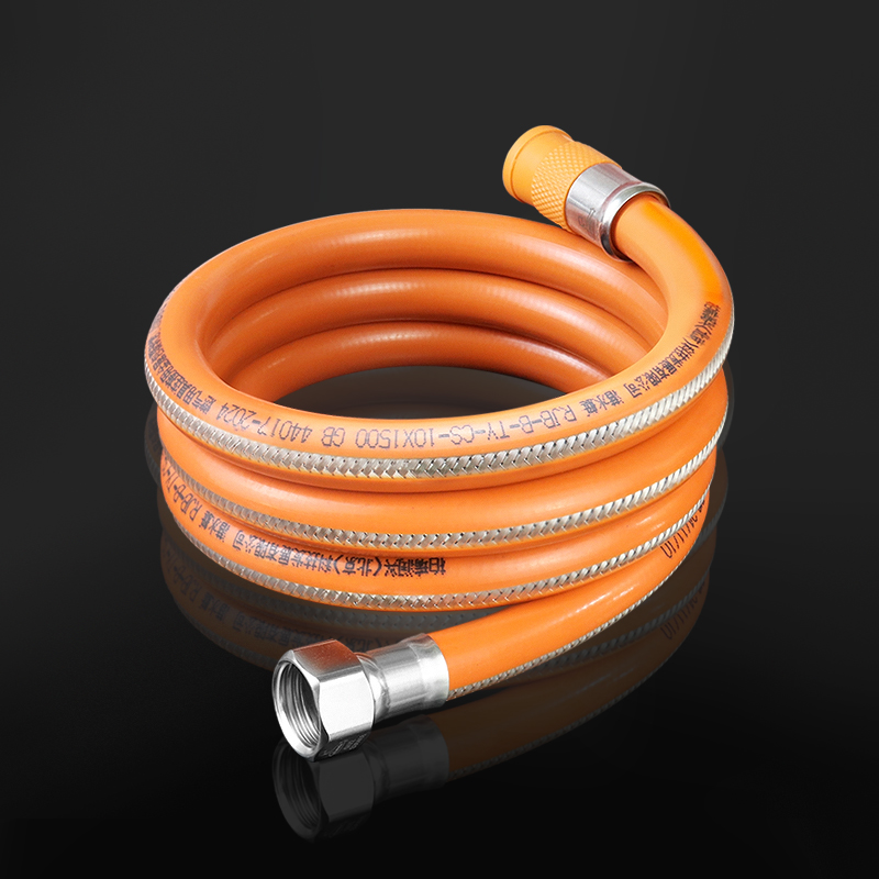 潜水艇煤气罐软管液化气燃气专用不锈钢高压防爆家用天然气连接管 - 图0