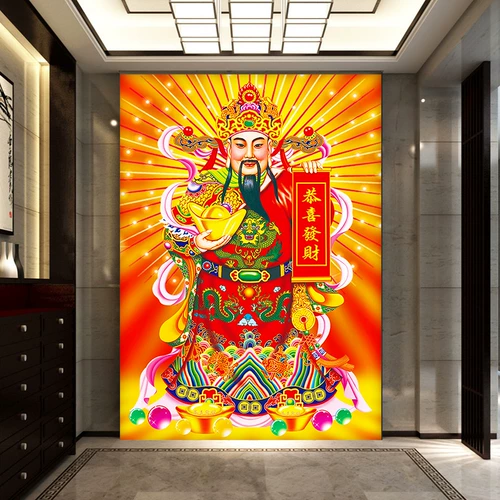 2023 Новый 5D Бог же крестный розыгрыш с бриллиантами полон бриллиантов и богатства, джинбао кросс -палочки, бурение ручной работы новые продукты