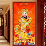 Бог богатства бриллиантские алмазные буровые бурные комнаты спальня Fortune God Drilling Cross вышивка 2023 Новая вышитая бриллианто