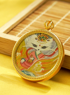 千古意通用黄铜唐卡画盒