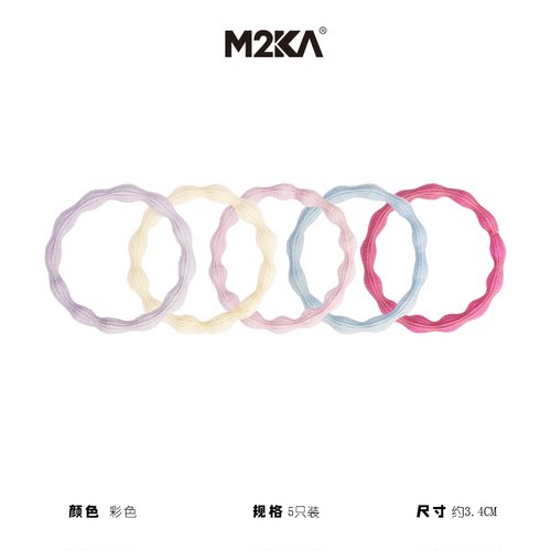 M2ka儿童拇指发绳女孩扎小啾啾头绳不伤发发圈2026新款橡皮筋头饰 - 图3