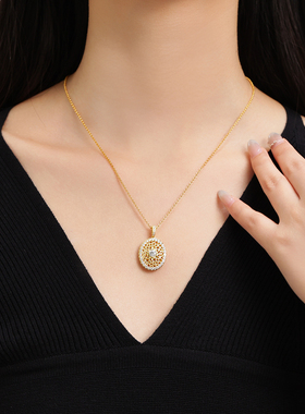 s925银镀黄金鎏金蕾丝花丝镶莫桑