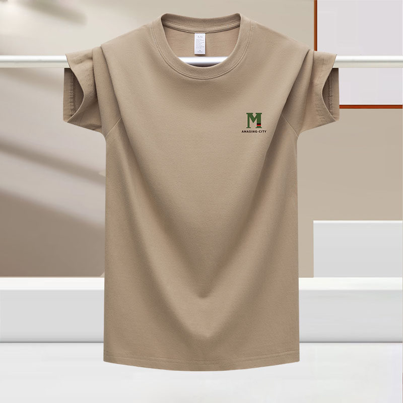 冰丝男装2024夏季新款短袖T恤男士潮流百搭长袖T恤上衣秋衣打底衫