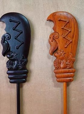 木雕关公刀关公大刀黑檀关公刀立