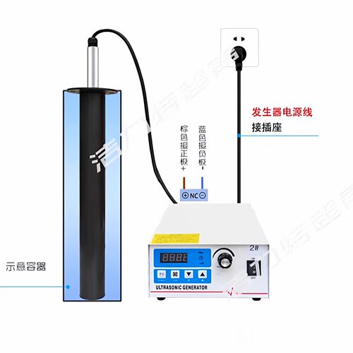 Ta2纯钛超声波投入式清洗震棒支持定制高频率60-100K316四氟乙烯 - 图2