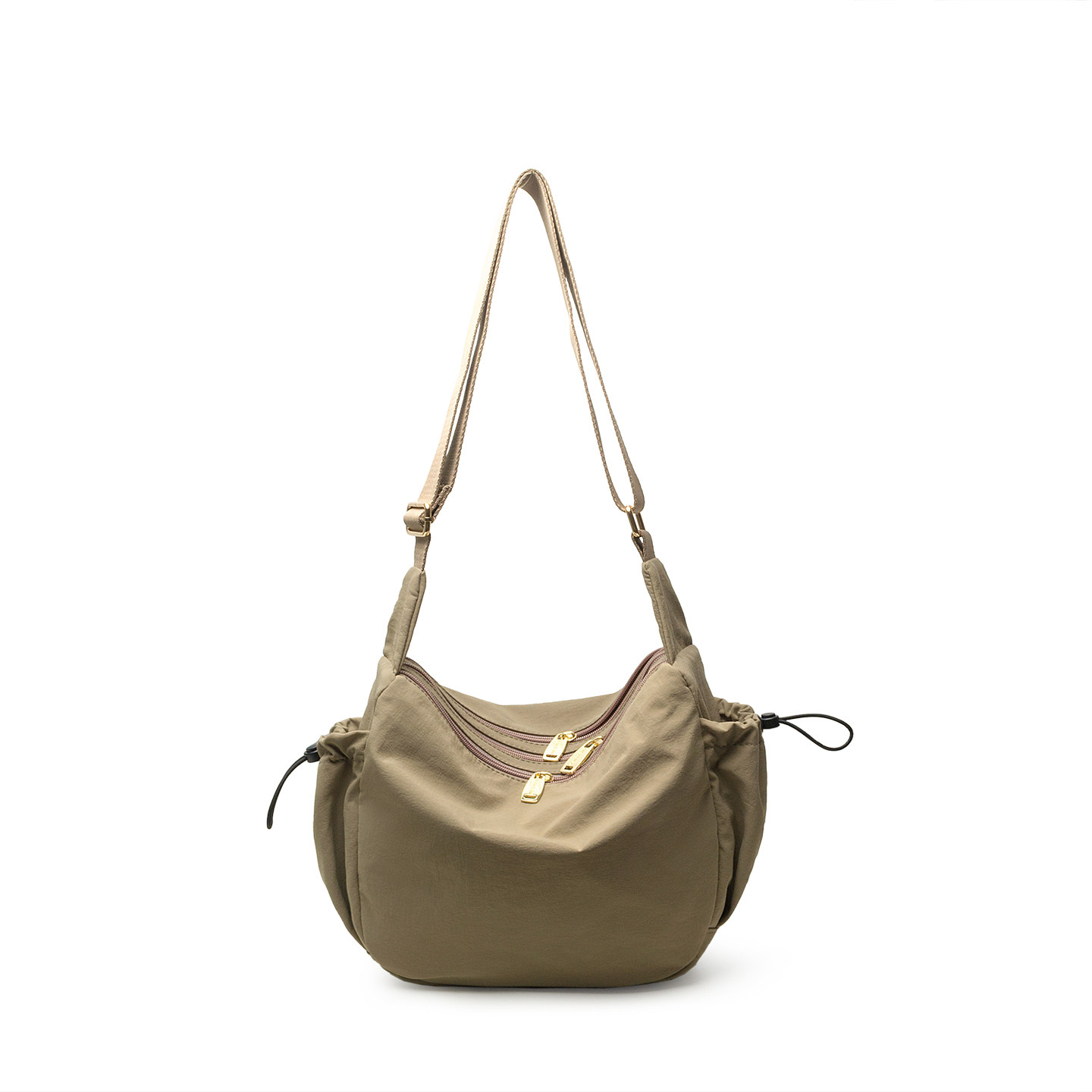 大容量超轻便通勤斜挎包女2025休闲时尚百搭多口袋尼龙布包单肩包,淘宝优惠券,粉丝福利购,淘宝优惠卷