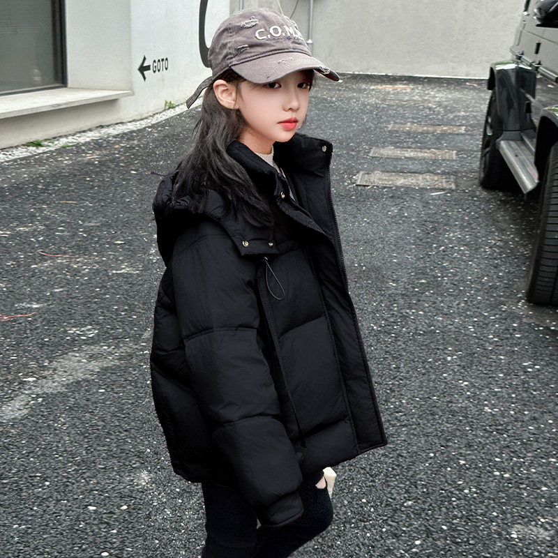女童冬装羽绒服2025新款中大童加厚连帽女孩洋气白鸭绒保暖外套潮,淘宝优惠券,粉丝福利购,淘宝优惠卷