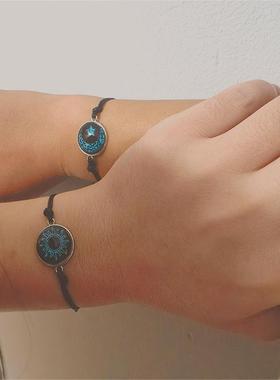 非金属亚克力手链 时尚简约情侣手链学生闺蜜创意手链礼物百搭