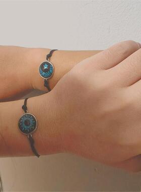 非金属布艺手链 情侣手链创意手绳礼物气质时尚百搭复古古风小众