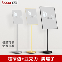 Signs Guide Signs Guide Cards Water Card Standing Show Signs Placard Landing A4 Standing Signs Billboard Display Cards