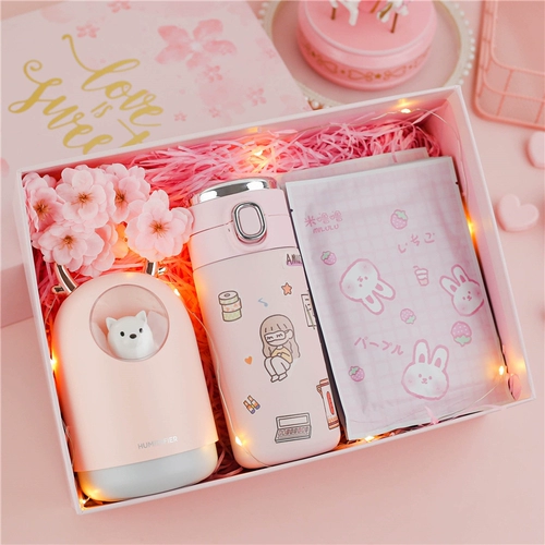 Стакан, грелка для рук, подарочная коробка, комплект, подарок на день рождения