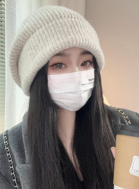 针织帽逛街休闲女秋冬款显脸小