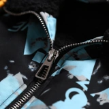 Длинная японская толстовка с капюшоном в стиле хип-хоп, бархатный пуховик, куртка, средней длины, увеличенная толщина