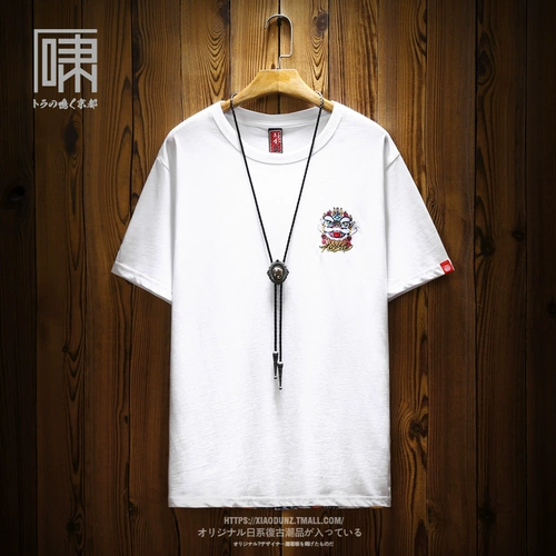 Летняя японская футболка, этническая парная одежда для влюбленных, китайский стиль, этнический стиль