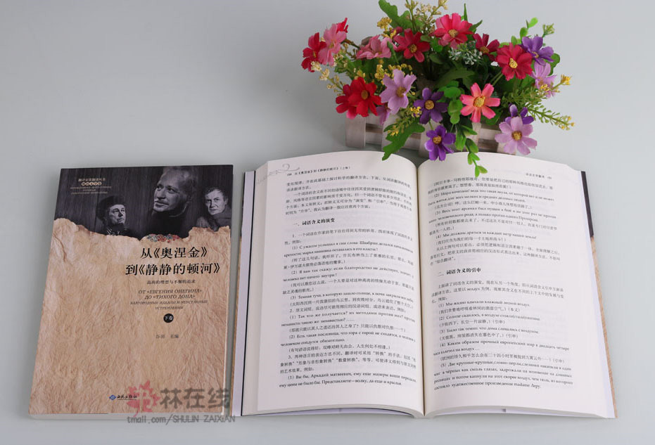 翻译家谈翻译丛书《从奥涅金到静静的顿河:高尚的理想与不懈的追求》俄语文学卷文集谷羽主编鲁迅巴金翟秋白温佩筠等人西苑出版社