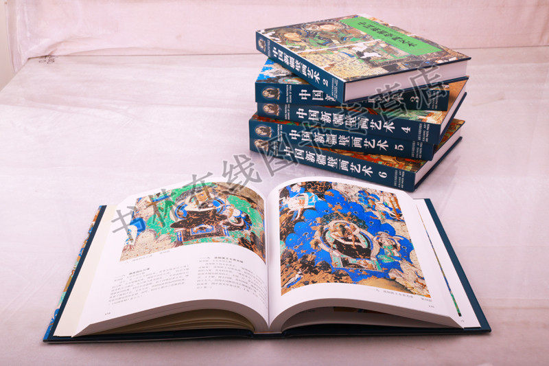 正版 中国新疆壁画艺术全集6卷 西域龟兹克孜尔尕哈石窟古代壁画全集 高清大图古代飞天 比敦煌壁早 佛教文化艺术绘画书籍