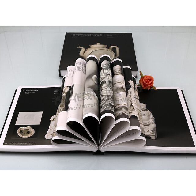 Dehua kiln porcelain from the Palace Museum collection (set of 2 volumes), Ming and Qing Dehua white porcelain sculptures and furnishings, sacrificial vessels, study utensils, sauce-glazed blue and white porcelain, ceramic art, antique cultural relics collection, appreciation of art, atlas and books