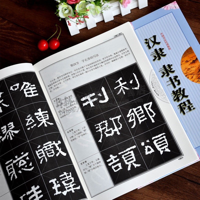汉隶隶书曹全碑 张迁碑 乙瑛碑(共三本 )笔画部首结构讲解毛笔字帖隶书教材 中国书法培训教程 崇文书局
