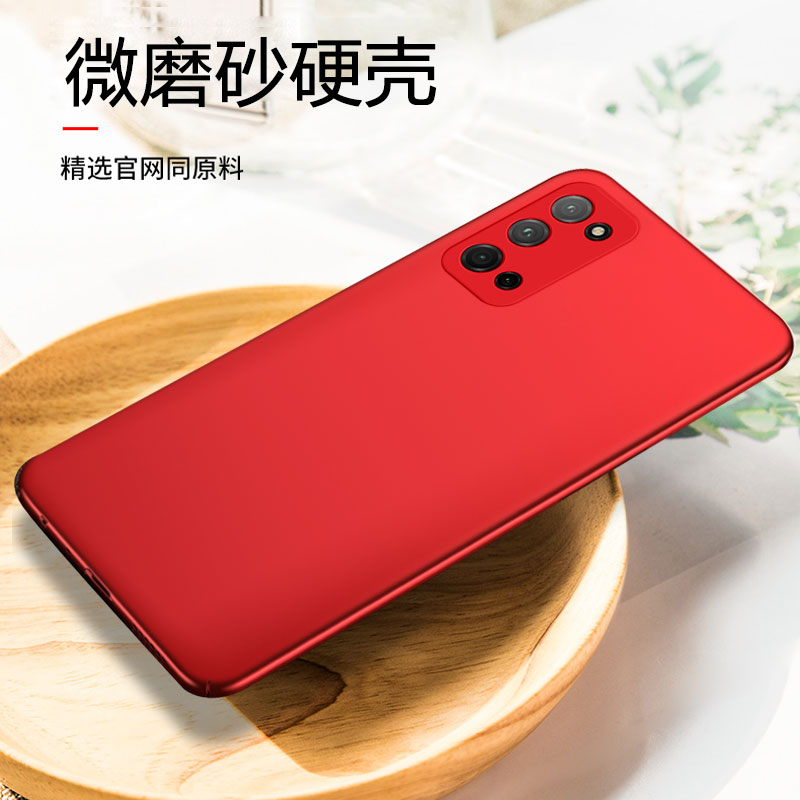 oppoReno4手机壳超薄磨砂硬壳Reno4pro保护套oppo女款指环支架opop硅胶防摔潮牌男5g版全包镜头简约网红裸机 - 图3