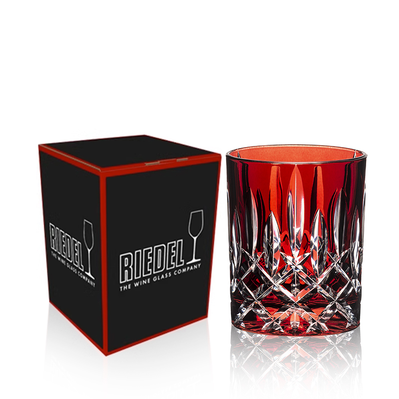 Riedel 手工雕花威士忌杯水晶玻璃冷饮杯水杯平底酒杯 - 图0