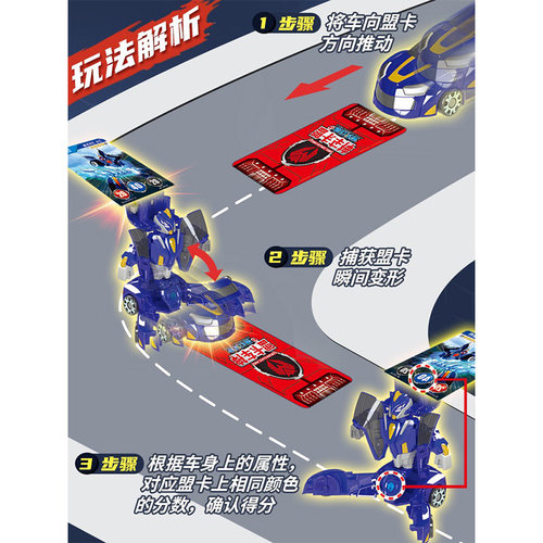 正版神奇历险记萌卡盟卡车神之魔幻对决灵空战神魔幻元珠玩具男孩 - 图1