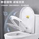 马桶盖家用通用加厚缓降坐便器盖板老式U型V型马桶圈坐便盖子配件