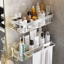 Bathroom powder room shelf free punch toilet wash supplies large collection toilet bathroom wall hanging