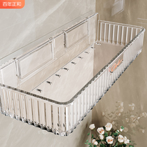 Acrylic toilet Toilet Shelving Bathroom Toilet free of perforated wall-mounted washstand Wall Cosmetic containing shelf