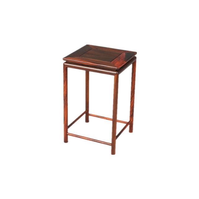 Mahogany Japanese style small square table bonsai stand base