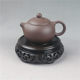 New Chinese style purple sandalwood teapot base
