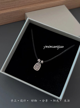 女财神好寓意小众个性酷酷女项链