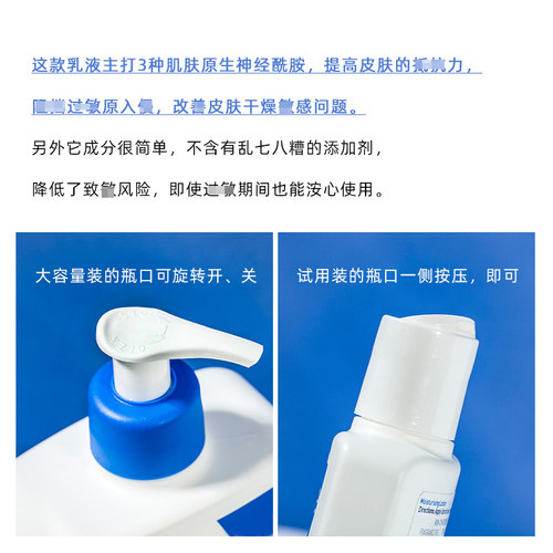 修护补水！CeraVe适乐肤C乳神经酰胺润肤身体乳夏季保湿乳液236ml - 图1