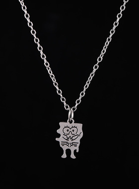 海绵宝宝派大星情侣拼接项链