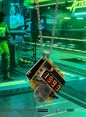 赛博朋克机械风蒸汽潮流机能项链