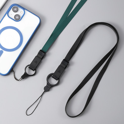 手机挂绳挂脖绳子男款个性宽带创意滑扣时尚链女钥匙卡套多功能通用防摔防丢长吊绳细不勒脖挂绳 - 图3