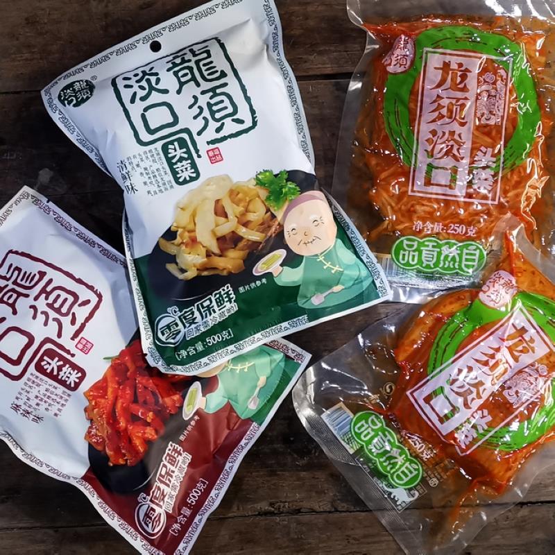 麻辣大头菜500g袋装特产龙须淡口头菜下饭菜咸菜榨菜泡菜非萝卜干 - 图2