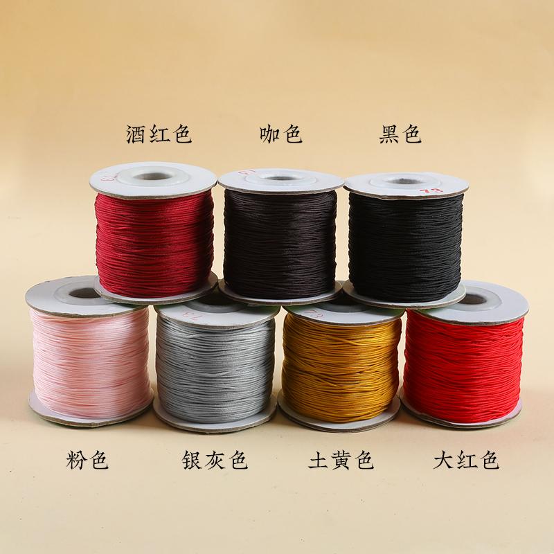 加密73号玉线0.6mm珠宝线DIY手工编织绳手绳手链项链串珠线红绳子 - 图3
