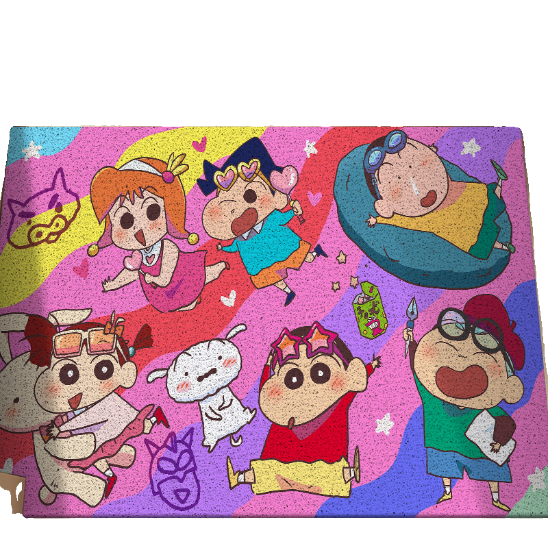 可爱卡通入户丝圈地垫耐磨玄关大门垫刮泥蹭土脚垫可裁剪地垫,淘宝优惠券,粉丝福利购,淘宝优惠卷