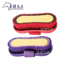 Horses Body Brush Sponge Brushed Bath Foam Non-slip Soft Hair Brushed Horse Brush Horse House Clean British Riding Furniture