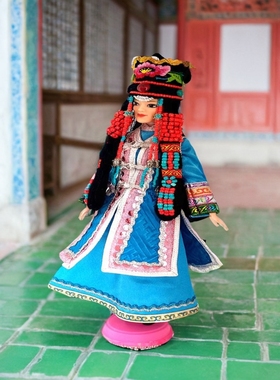 蒙古娃娃特色手工艺品摆件礼品